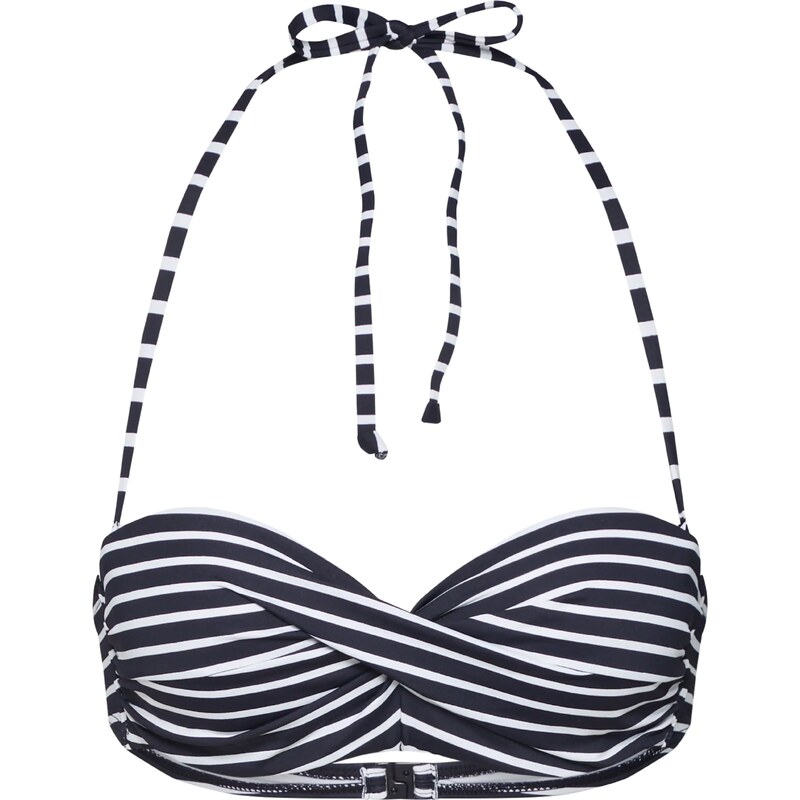 s.Oliver Bikinový top Hill čierna / biela 54222267