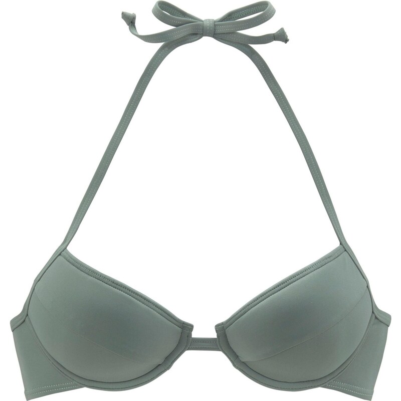 BENCH Bikinový top Perfect tmavozelená 54222274