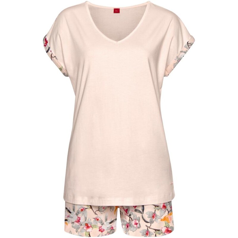 s.Oliver Kraťasy krémová / ružová 67284648