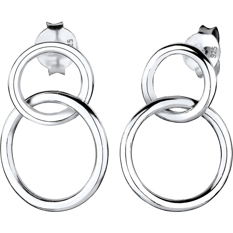 ELLI Náušnice Kreis strieborná 54221650