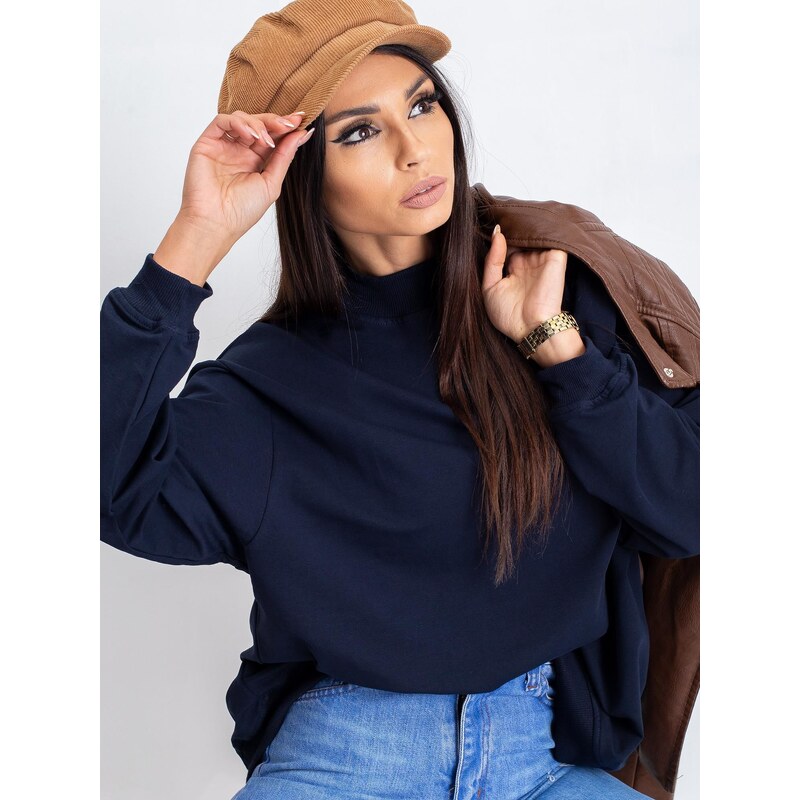 BASIC Feel Good Sweatshirt-RV-BL-5185.84P-navy blue 64792085