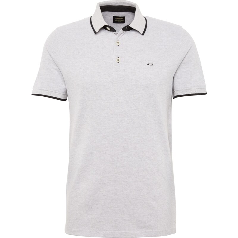 JACK & JONES Tričko JJPaulos svetlosivá / čierna 10613467