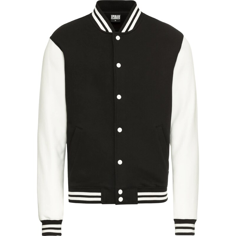 Urban Classics Prechodná bunda čierna / biela 59060910