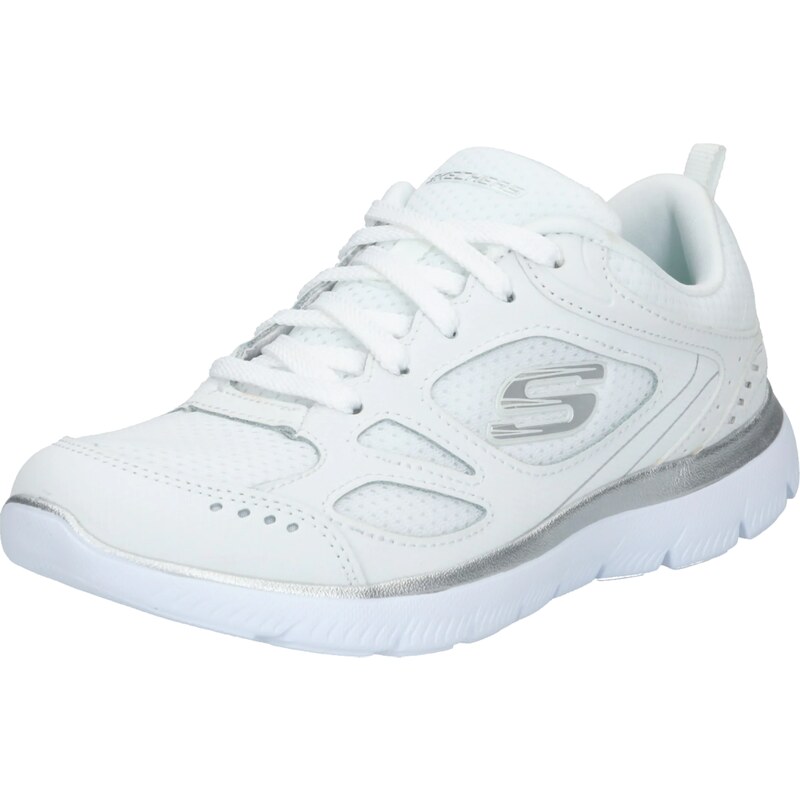 SKECHERS Nízke tenisky SUMMITS - SUITED striebornosivá / biela 15593367