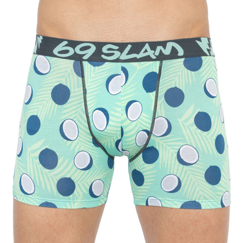 Pánske boxerky 69SLAM fit bamboo coco blue 65363687