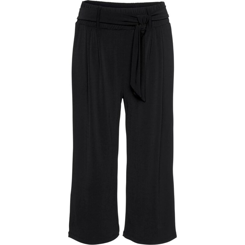 LASCANA Plisované nohavice čierna 23979589