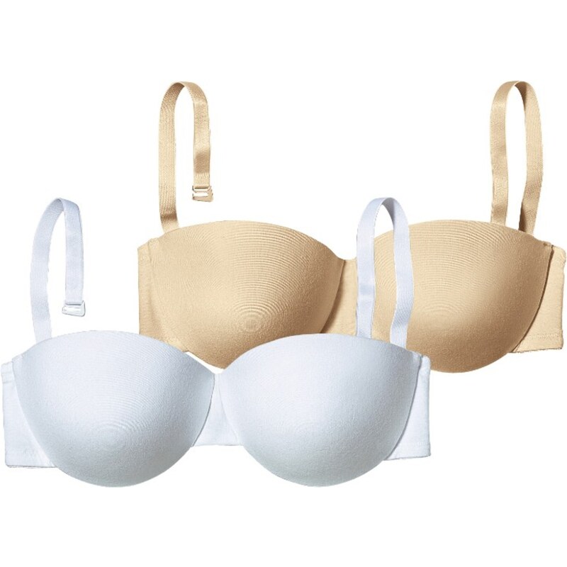 PETITE FLEUR Podprsenka telová / biela 58295684