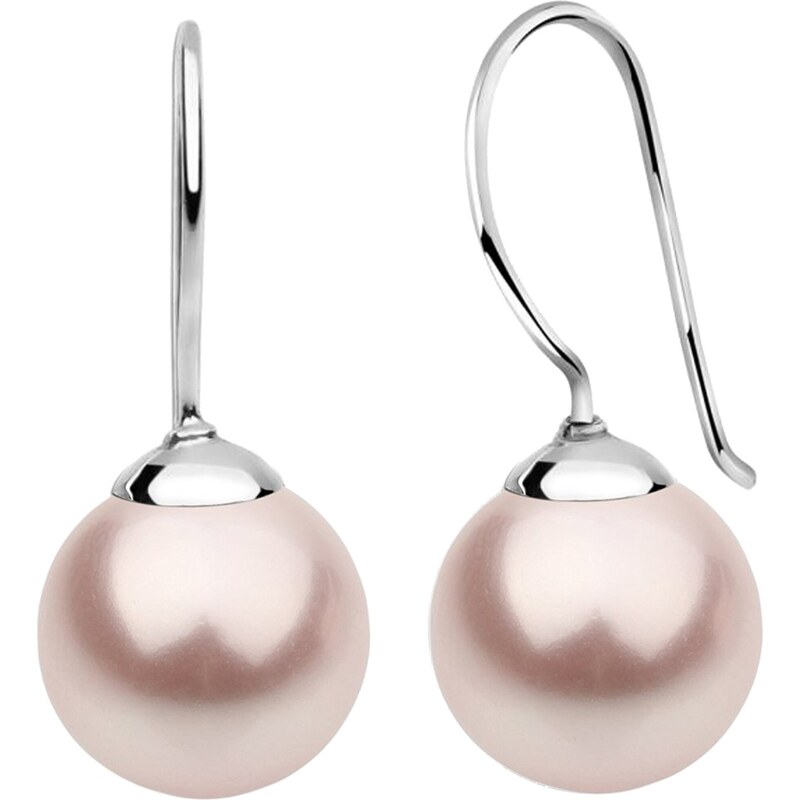 Nenalina Náušnice púdrová / strieborná 56756572