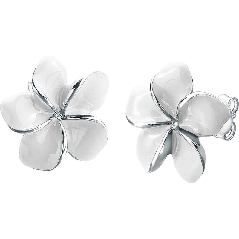 ELLI Náušnice Frangipani Blüte strieborná 65641197