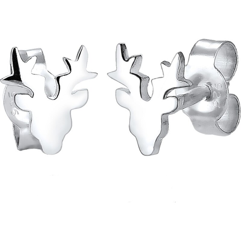 ELLI Náušnice Hirsch strieborná 55483290