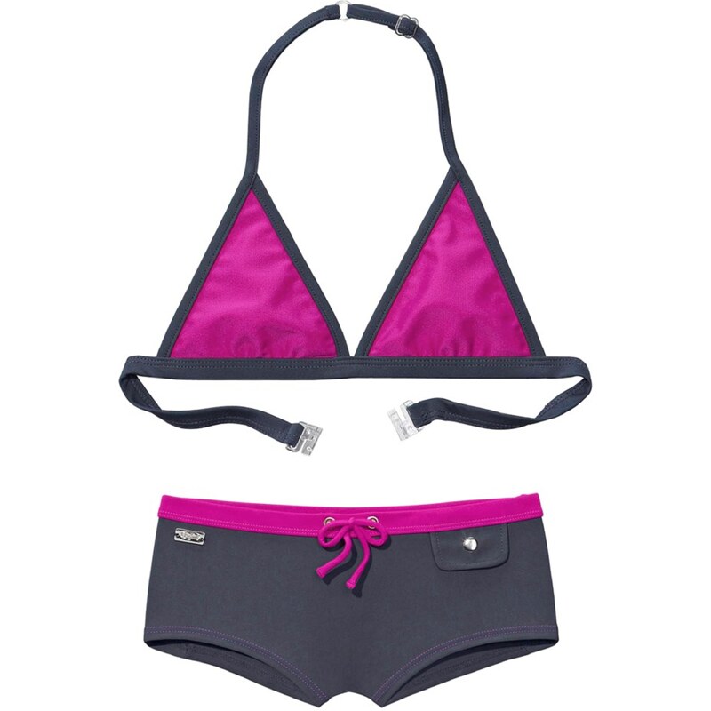 BUFFALO Bikiny sivá / ružová 54250206