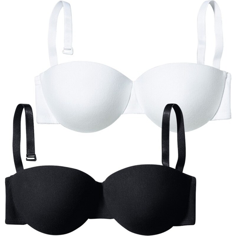 PETITE FLEUR Podprsenka čierna / biela 54223897