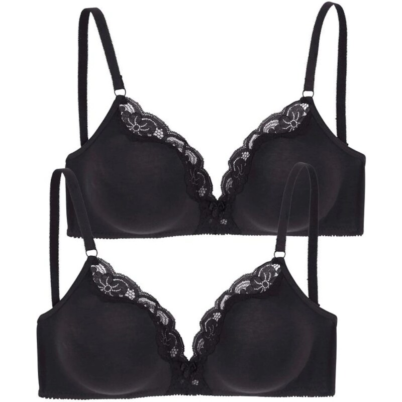 PETITE FLEUR Podprsenka čierna 24116384