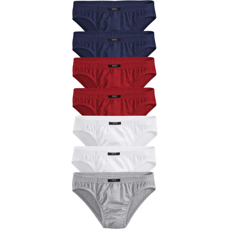 H.I.S Nohavičky tmavomodrá / sivá melírovaná / karmínovo červená / 66002198