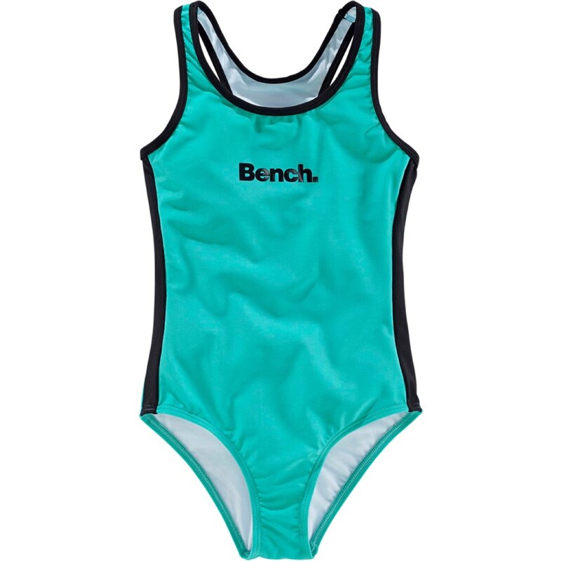 BENCH Jednodielne plavky tyrkysová / čierna 54382013