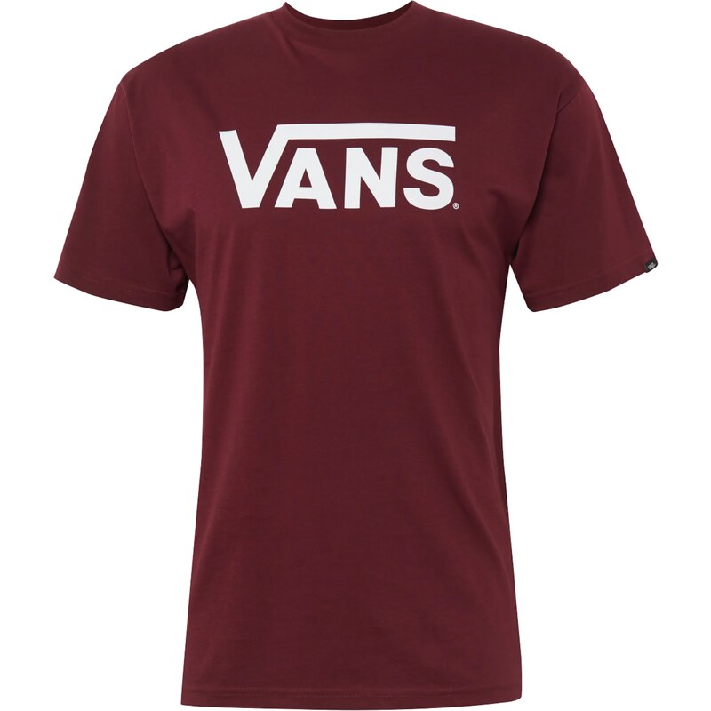 VANS Tričko Classic merlotová / biela 32563923