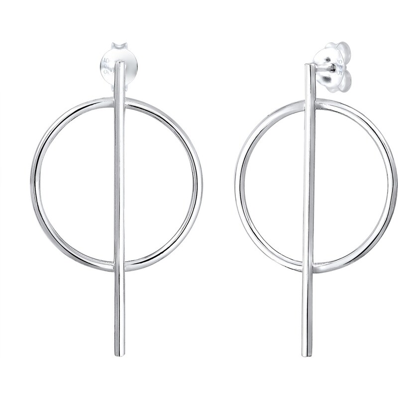 ELLI Náušnice Geo strieborná 54221731