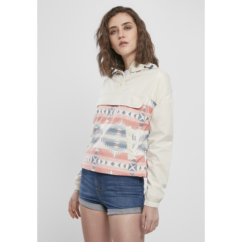 Urban Classics Womens Extended Shoulder Jacket Offwhite/Summerinka 58233049