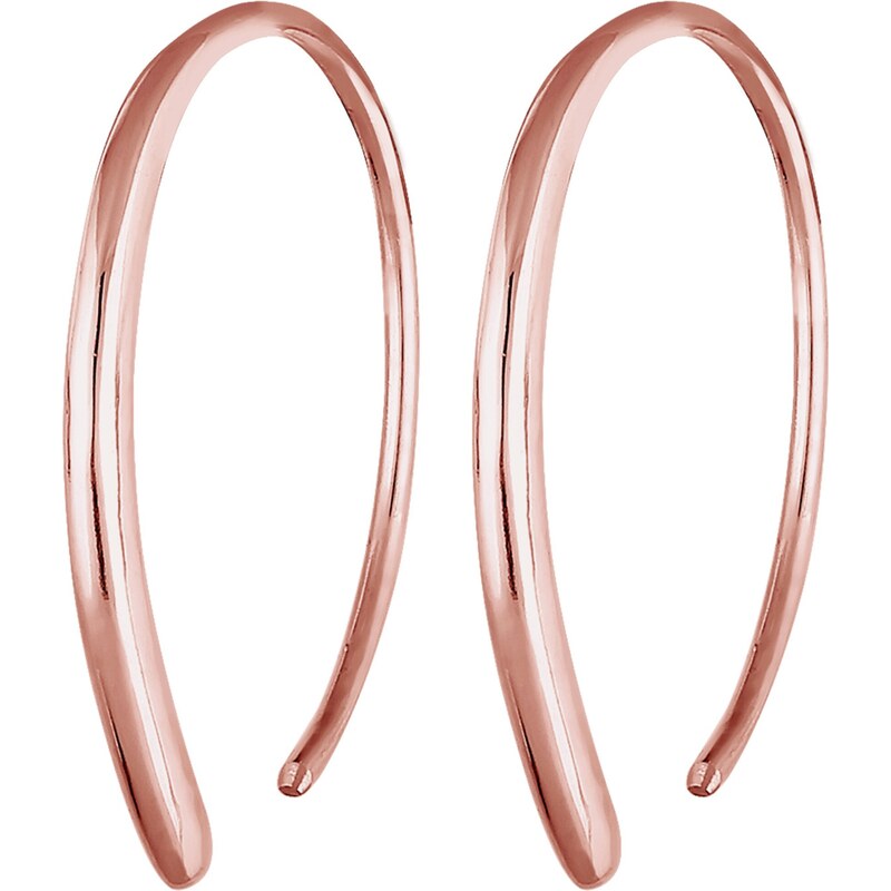 ELLI Náušnice Modern Creole ružové zlato 55586500