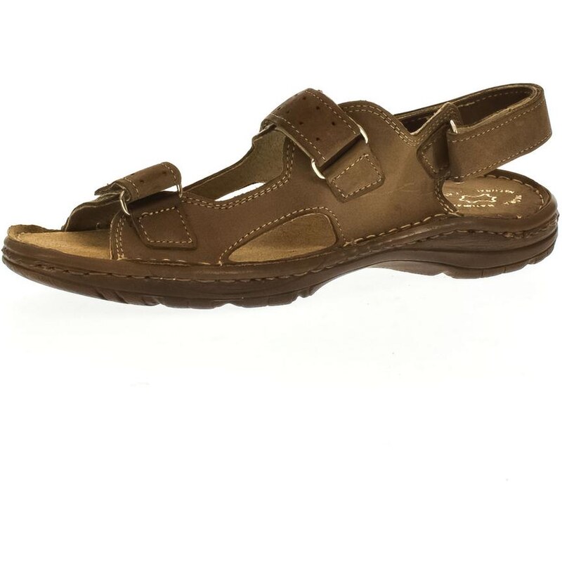 JOHN-C Pánske hnedé sandále TISO