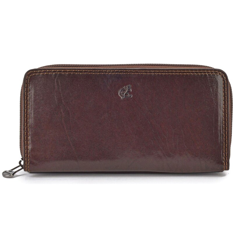 Dámska kožená peňaženka Cosset hnedá 4401 Komodo H 17715659