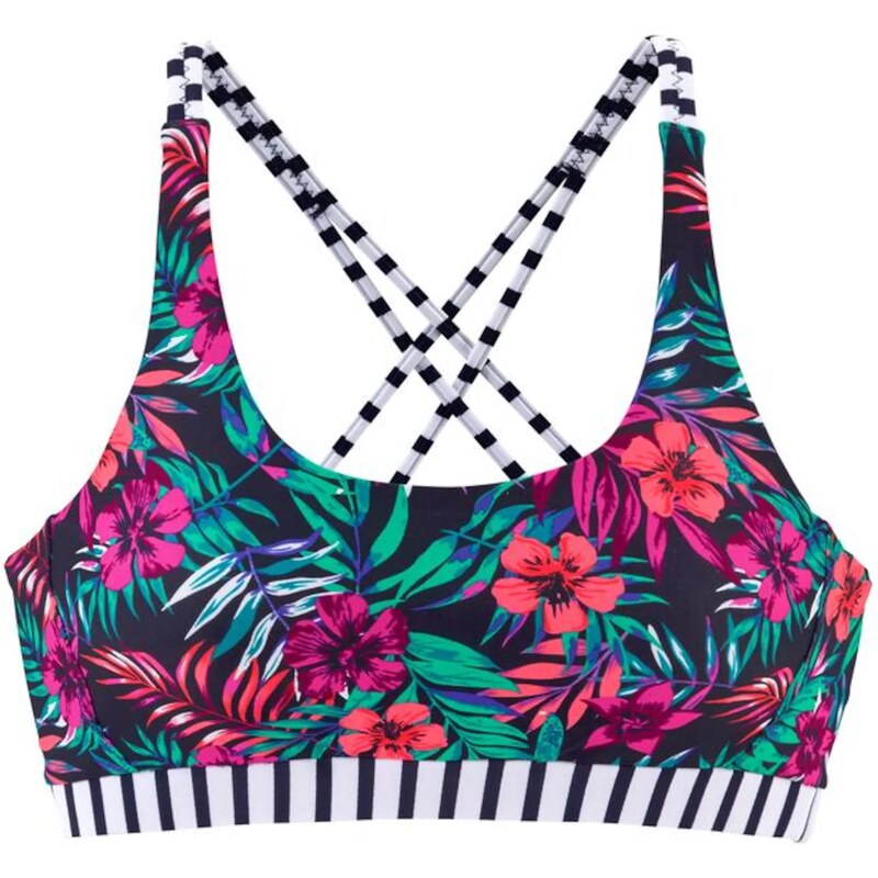 VENICE BEACH Bikinový top Summer námornícka modrá / zmiešané farby 65641040