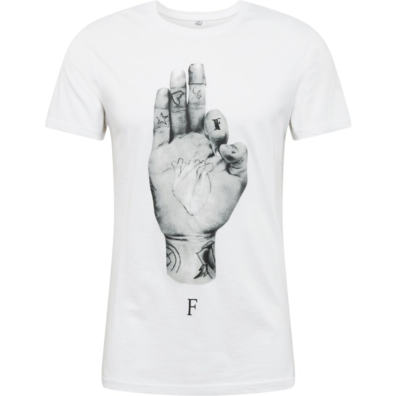 Mister Tee Tričko Sign sivá / čierna / biela 65867126