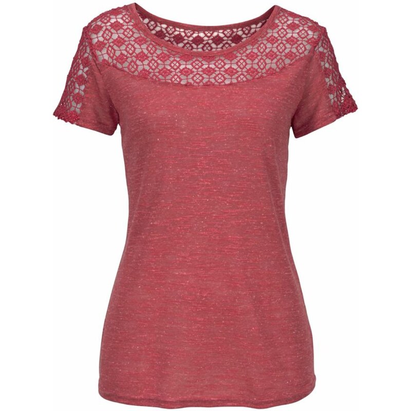 VIVANCE Tričko hrdzavo červená 54221076