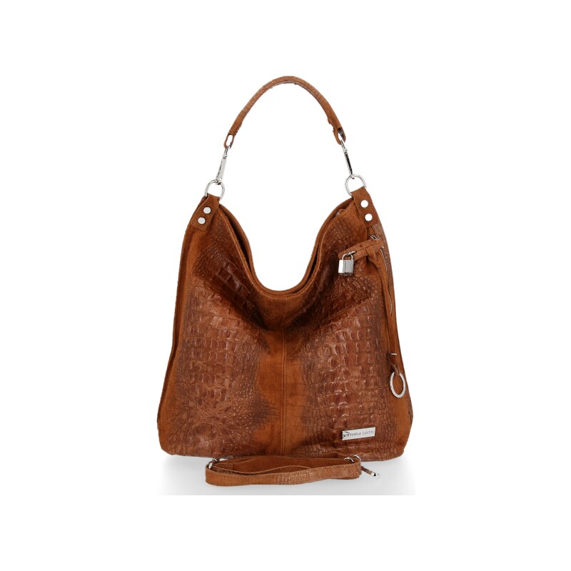 Kožené kabelka shopper bag Vittoria Gotti ryšavá V898 61074730