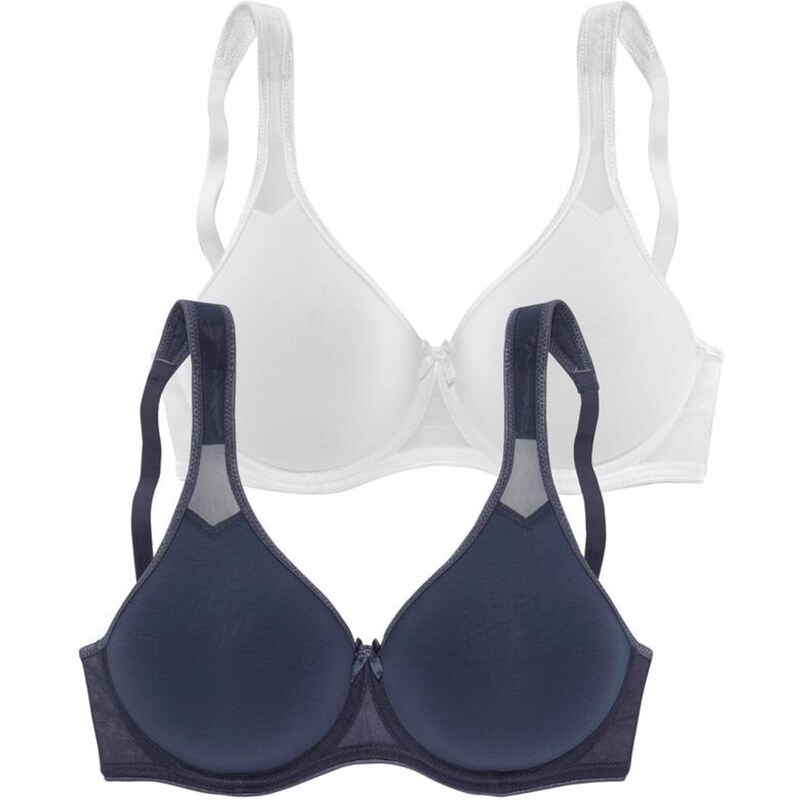 PETITE FLEUR Podprsenka námornícka modrá / biela 64465225
