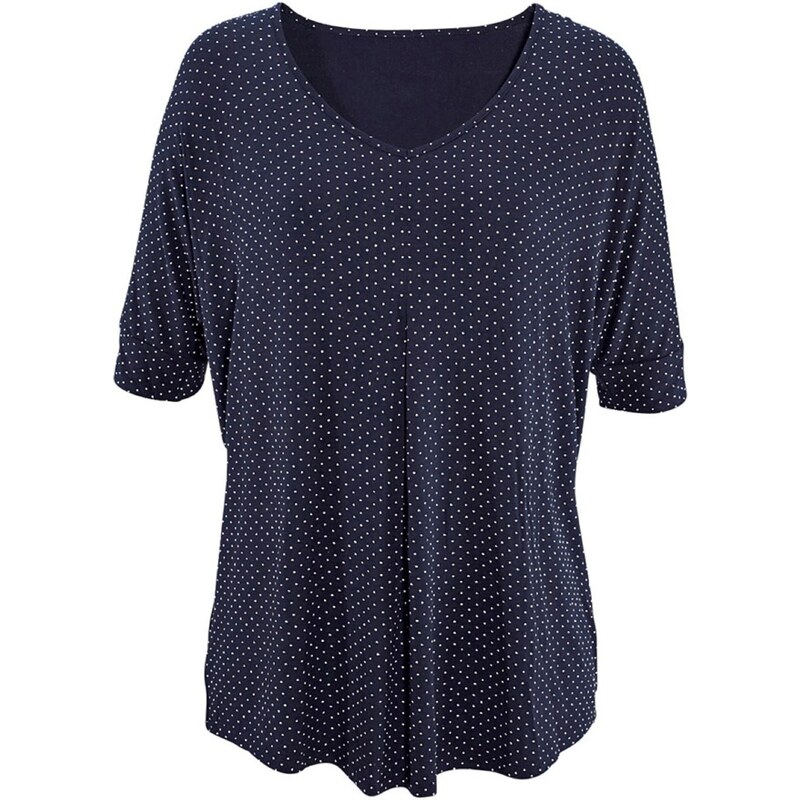 LASCANA Blúzka námornícka modrá / biela 20337206