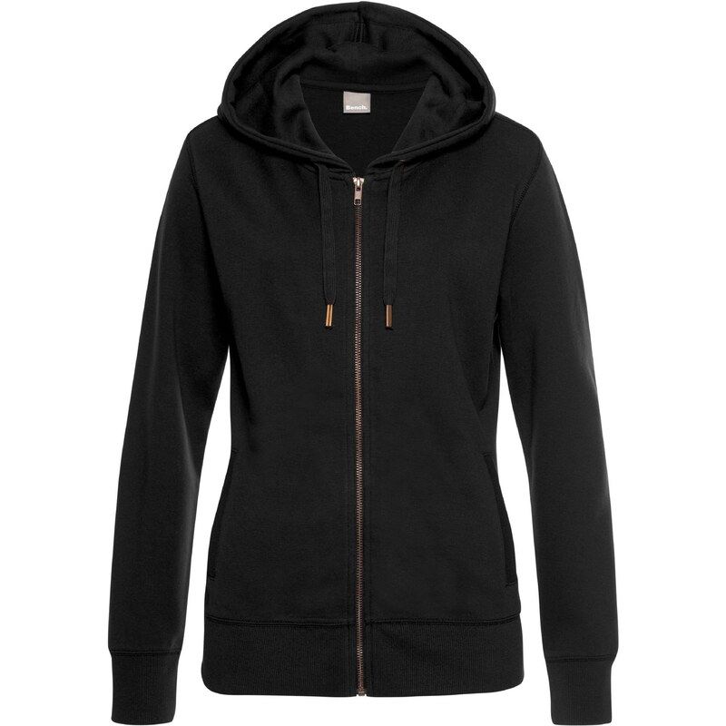 BENCH Tepláková bunda čierna 54222127