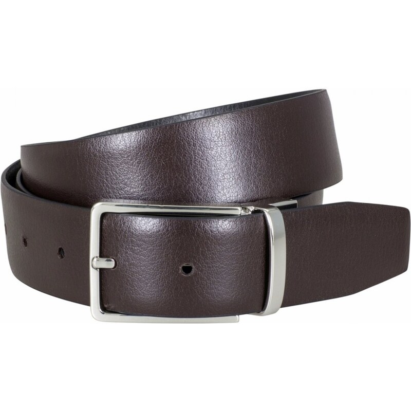 Lindenmann Pánsky kožený obojstranný opasok Lindenmann 21002240 čierny 37573658