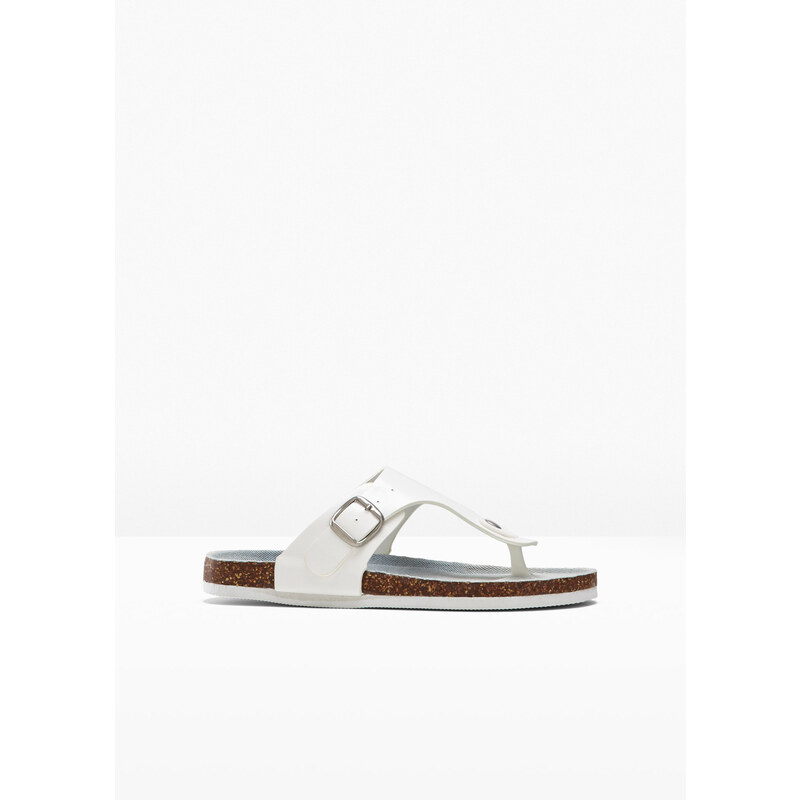 bonprix Šľapky, farba biela 44790036