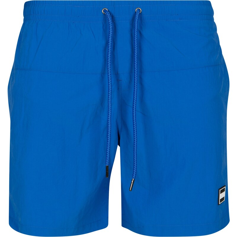 Urban Classics Plavecké šortky kobaltovomodrá / čierna / biela 62239372