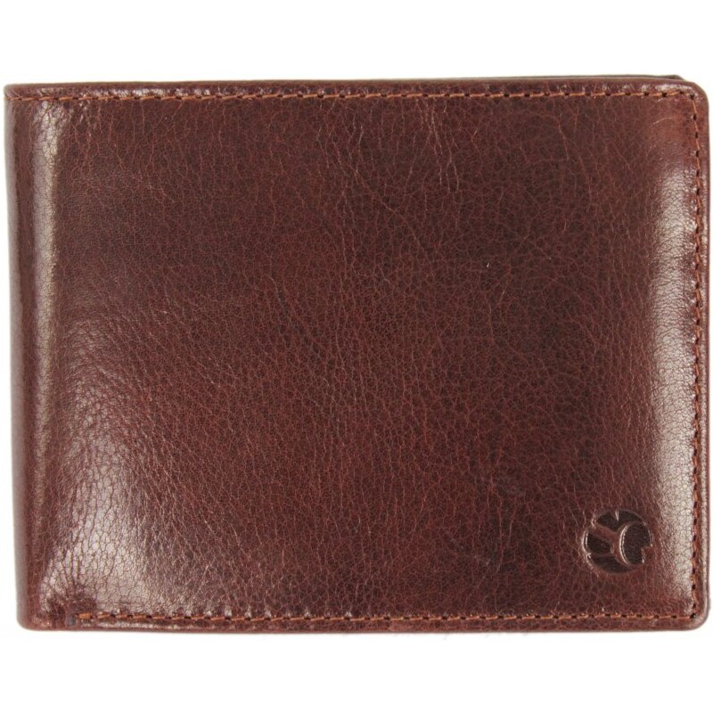 SEGALI Pánska kožená peňaženka SG-2103A hnedá 7902607