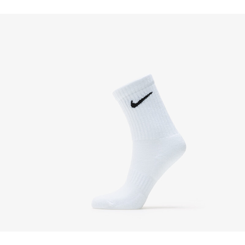 Ponožky Nike Everyday Cush 3-Pack Crew Socks White/ Black S 17228643