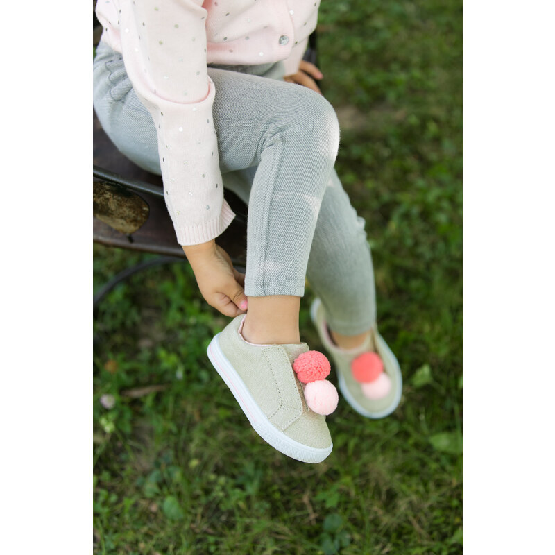 Dievčenské tenisky s brmbolcom OSHKOSH (posledný kus 27) 46770822