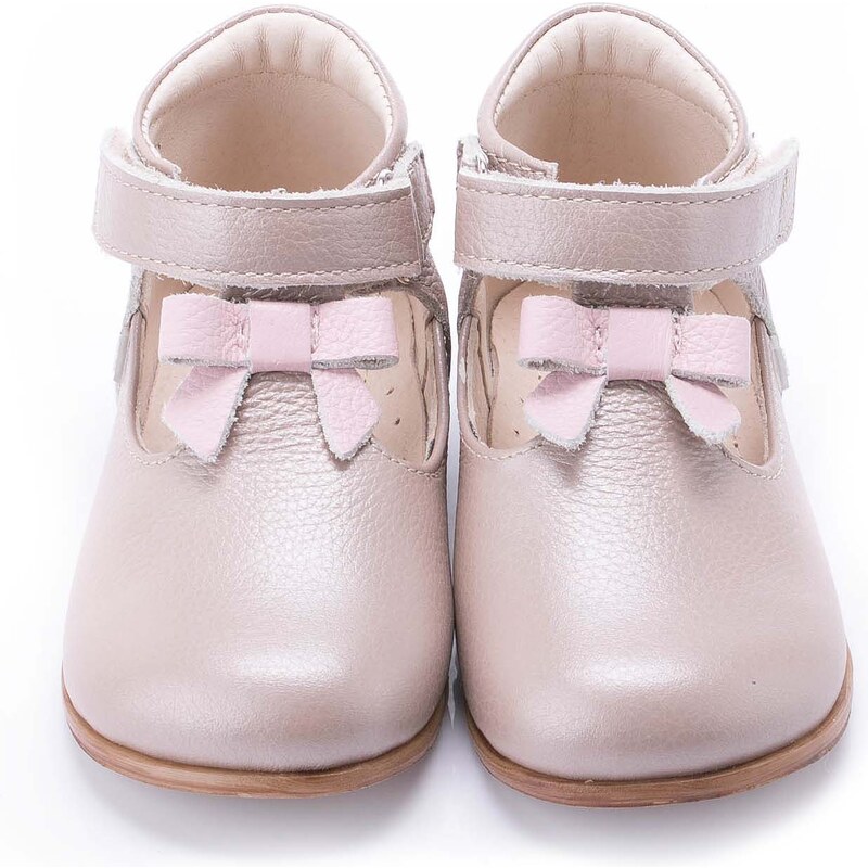 Detské kožené balerínky EMEL E2385C-1 pre princeznú (posledný kus 22) 46770786