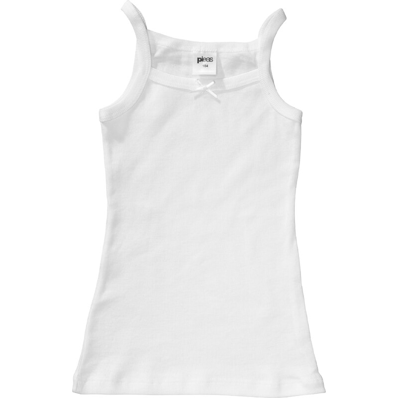 Dievčenské košieľka na špagetové ramienka | Pleas | biela | 128158-100 67486716