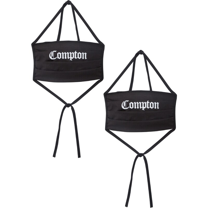 Mister Tee Šatka Compton čierna / biela 25315793