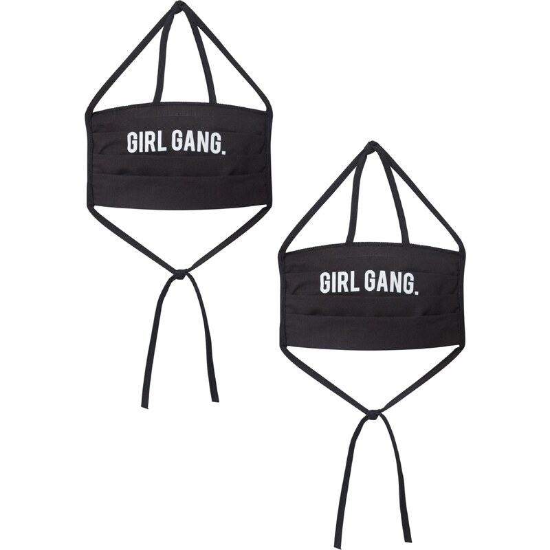 Mister Tee Šatka čierna / biela 34614555