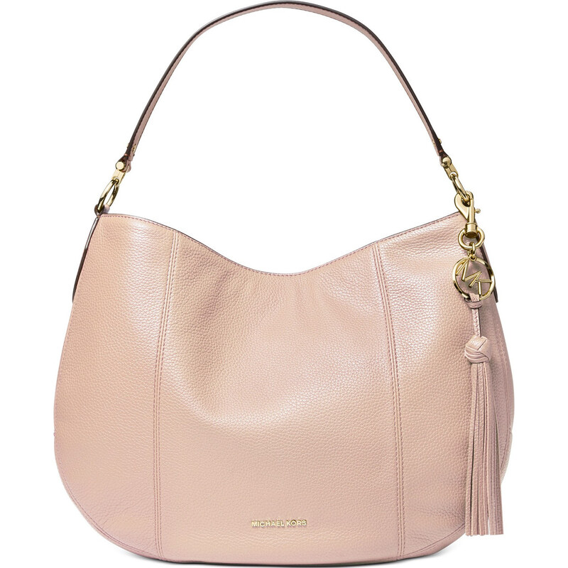 Michael Kors Brooke Large Pebbled Leather Shoulder Bag Soft Pink GLAMI.sk