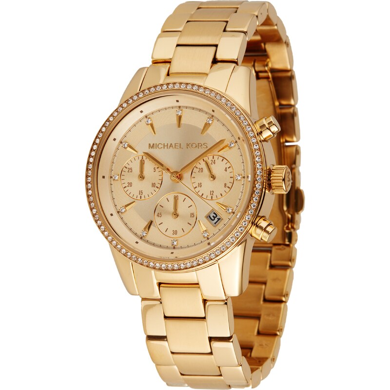 MICHAEL Michael Kors Analógové hodinky RITZ, MK6356 zlatá 46852389