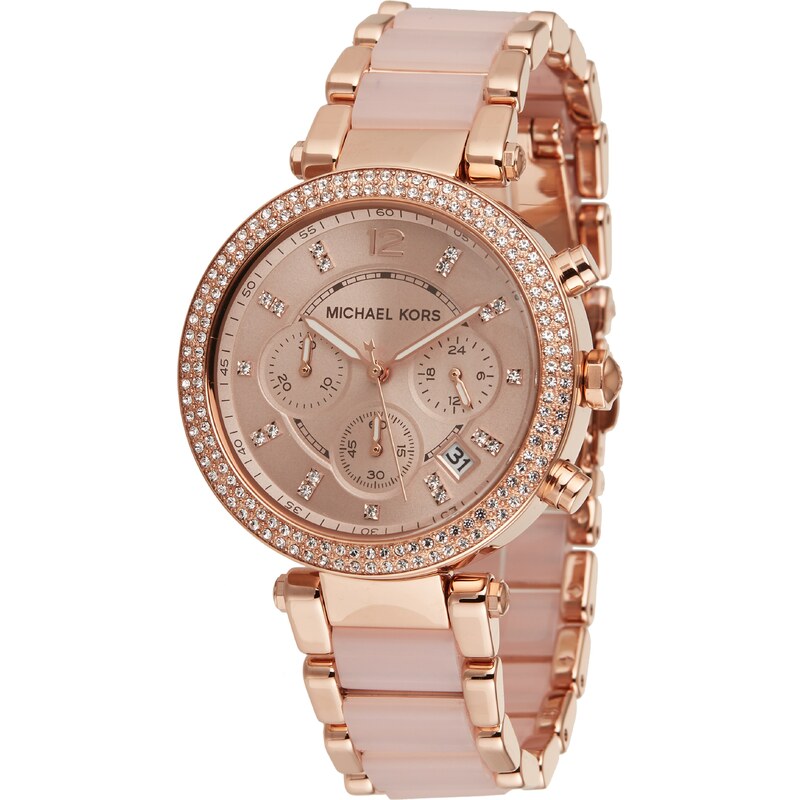MICHAEL Michael Kors Analógové hodinky PARKER bronzová / ružové zlato 54221774