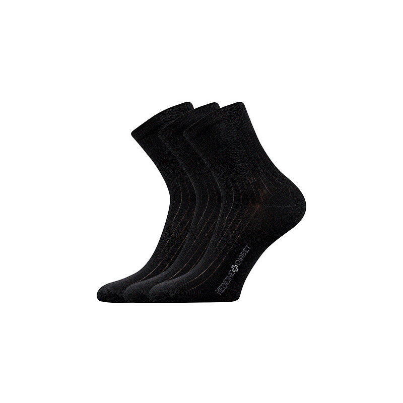 3PACK ponožky Lonka čierné (Demedik) 66228303