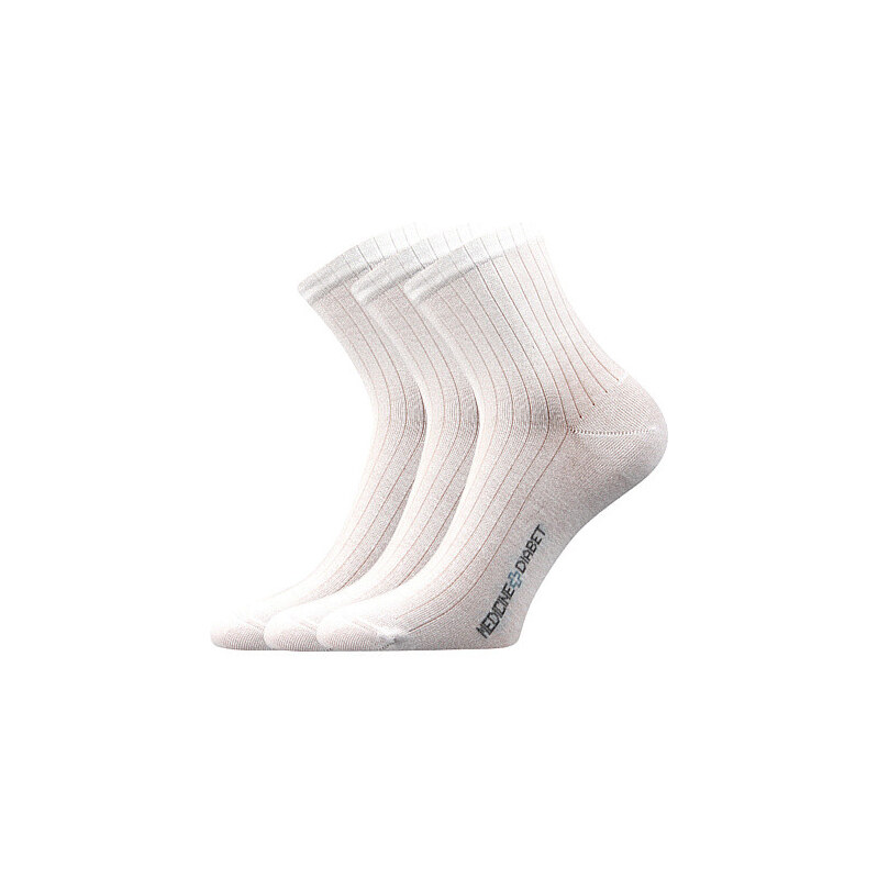 3PACK ponožky Lonka bielé (Demedik) 66228304