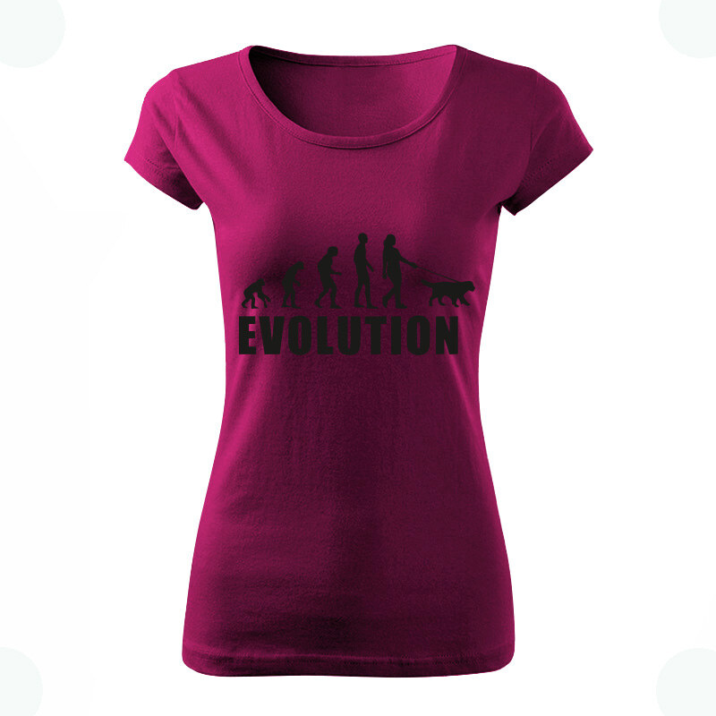 T-ričko DOG EVOLUTION dámske tričko 17268351
