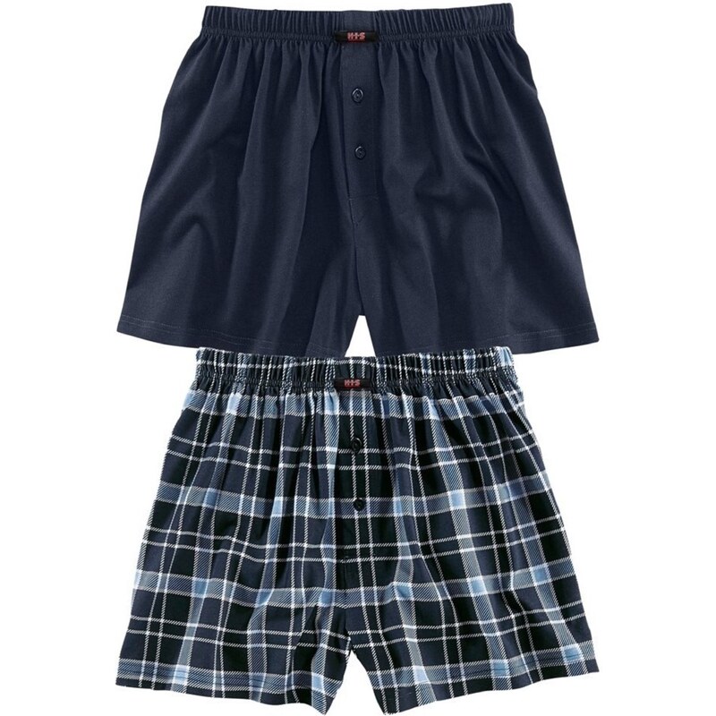 H.I.S Boxerky modrá / biela 54382027