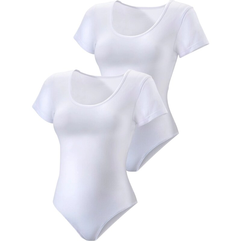 VIVANCE Košeľové body biela 54639516